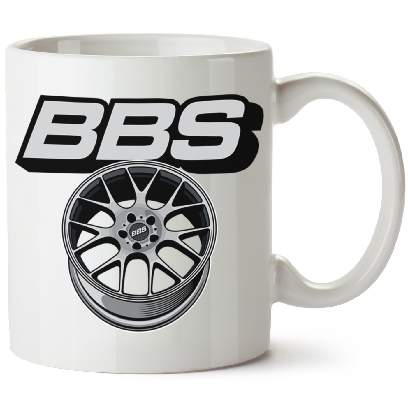 Bbs Jant Baskılı Porselen Kupa Bardak