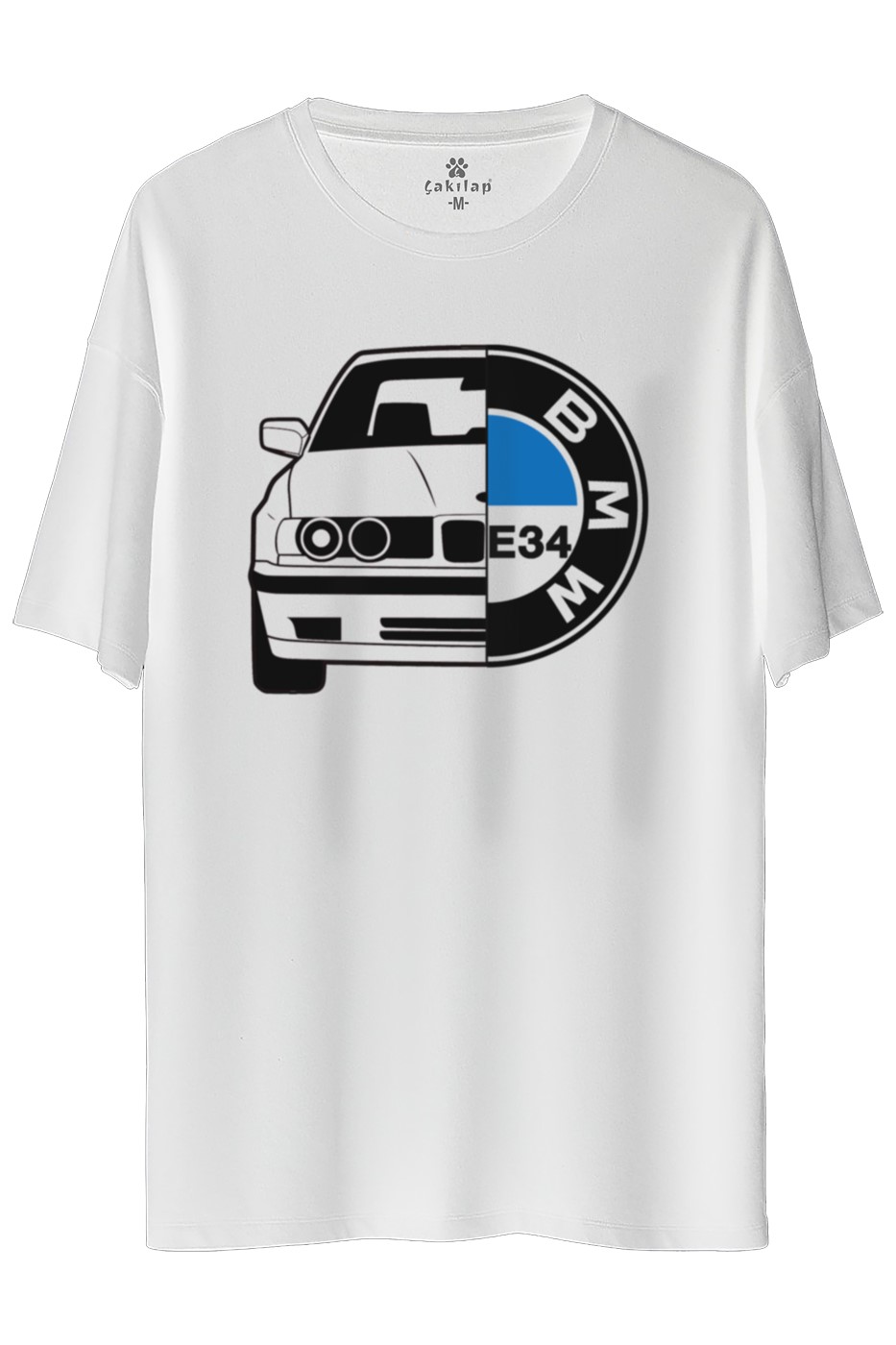 Bmw E34 Baskılı Oversize Tişört