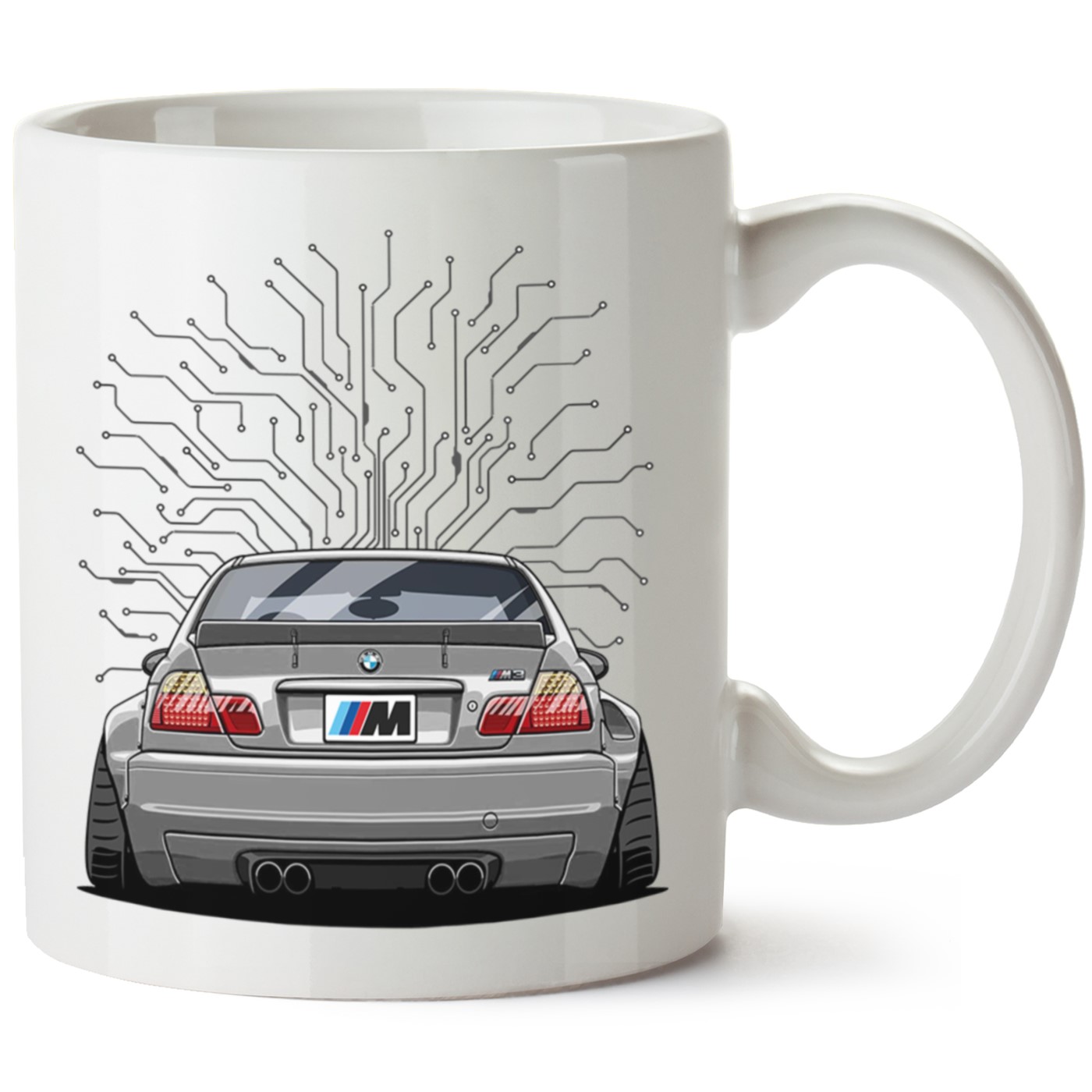 Bmw E46 Baskılı Porselen Kupa Bardak