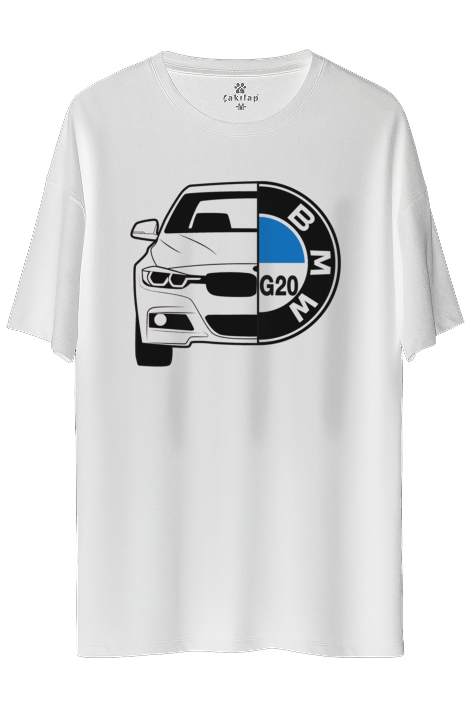 Bmw G20 Baskılı Oversize Tişört