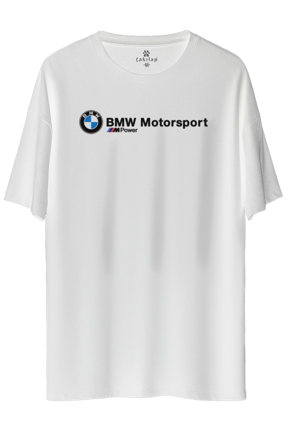 Bmw M Logo Baskılı Oversize Tişört