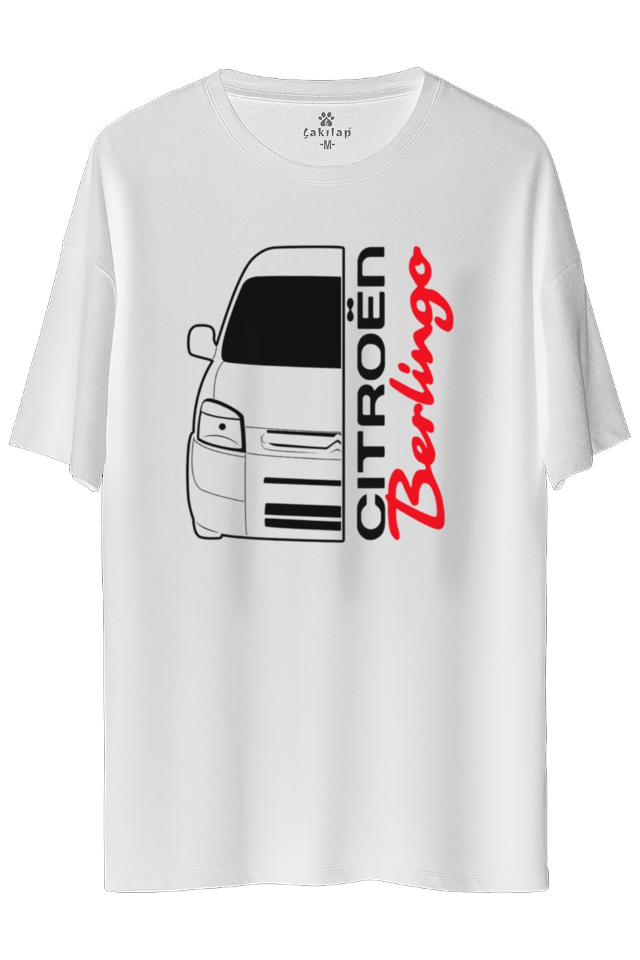 Citroen Berlingo Baskılı Oversize Tişört