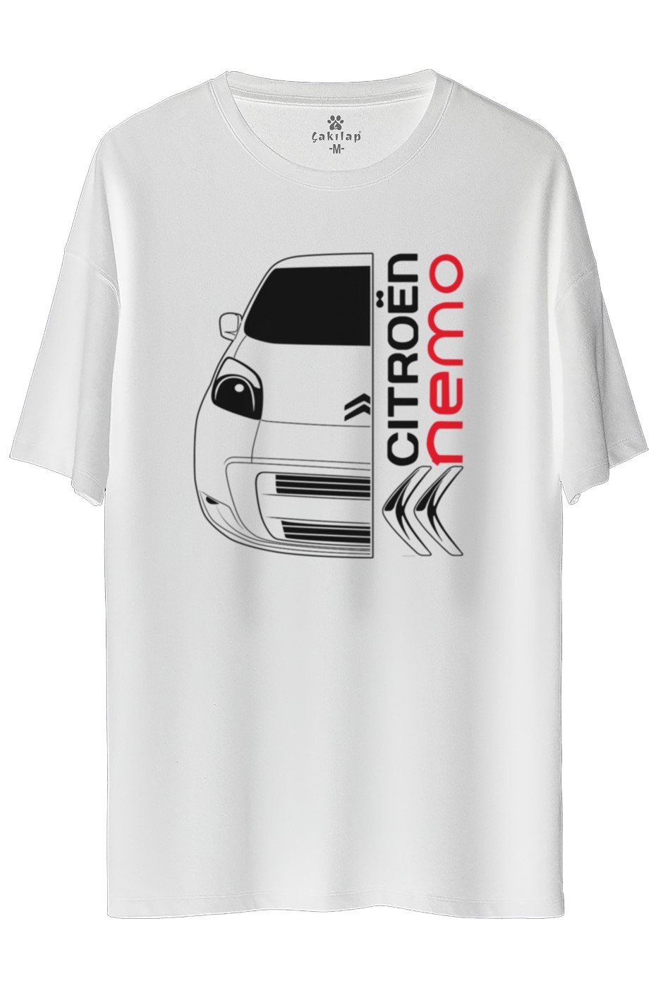 Citroen Nemo Baskılı Oversize Tişört
