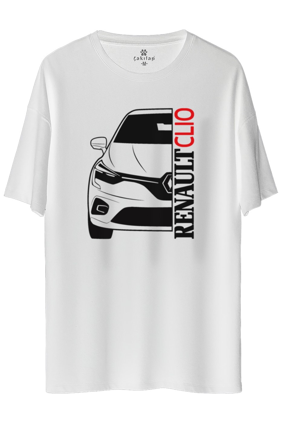 Renault Clio 6 Baskılı Oversize Tişört