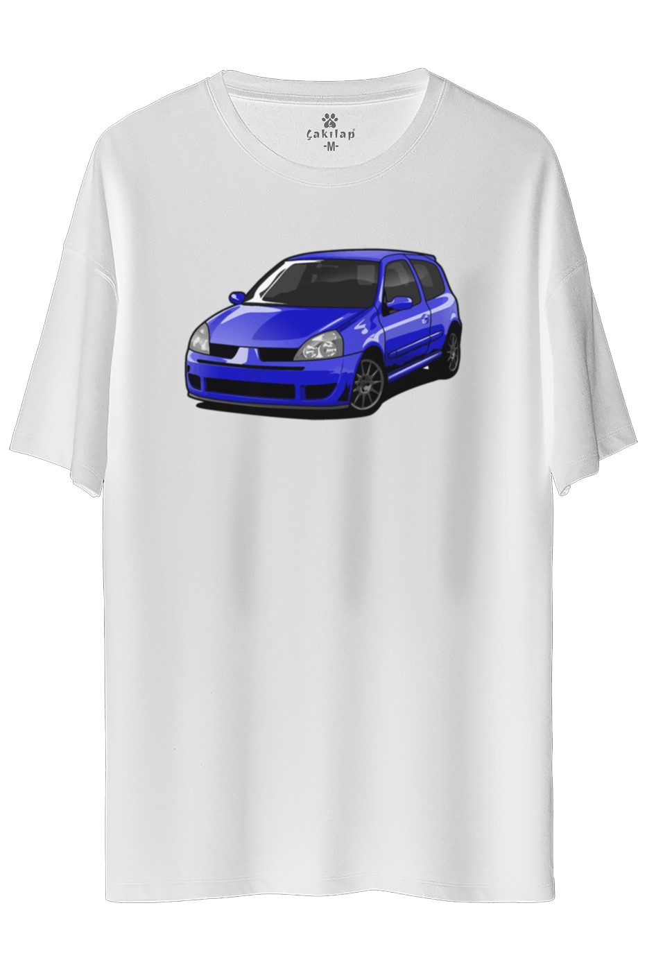 Renault Clio Symbol Baskılı Oversize Tişört