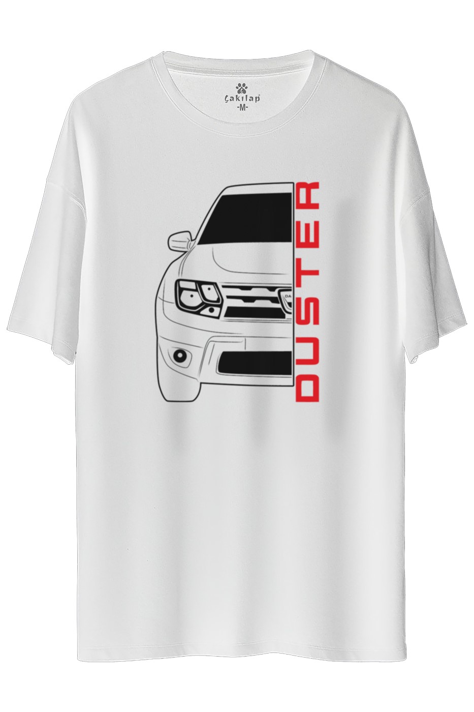 Dacia Duster Baskılı Oversize Tişört