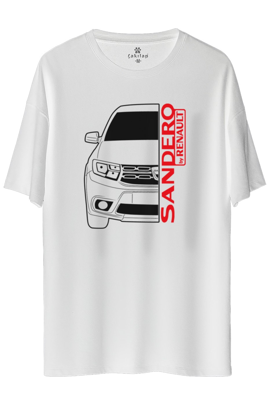 Dacia Sandero Baskılı Oversize Tişört