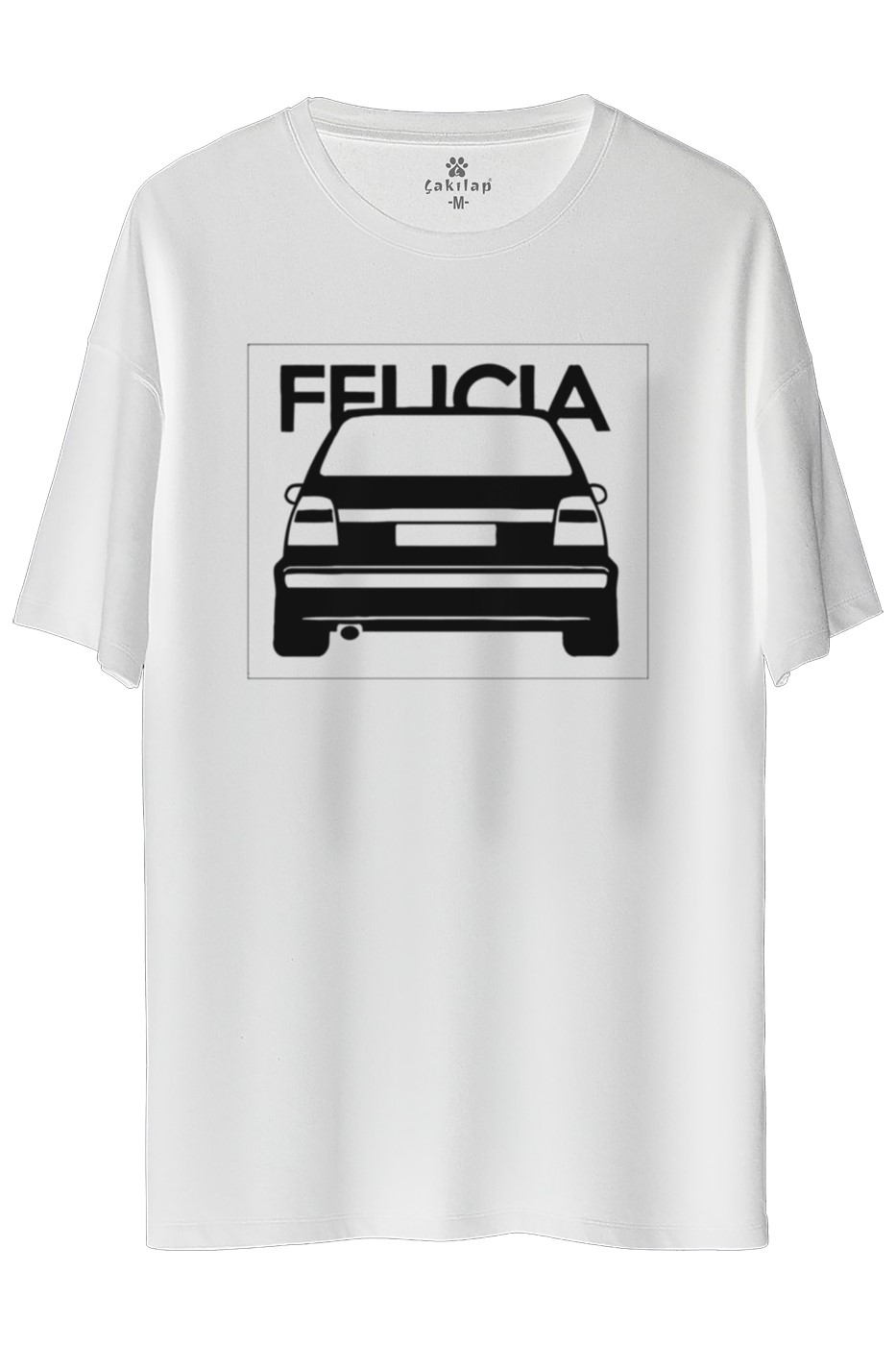 Skoda Felicia Baskılı Oversize Tişört