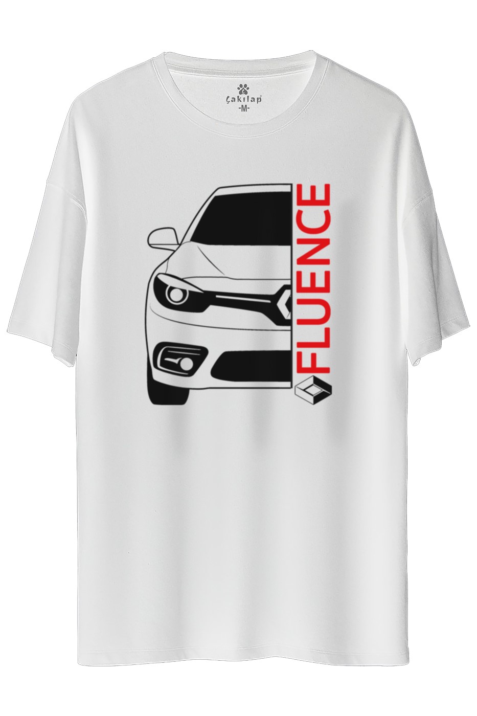 Renault Fluence Baskılı Oversize Tişört
