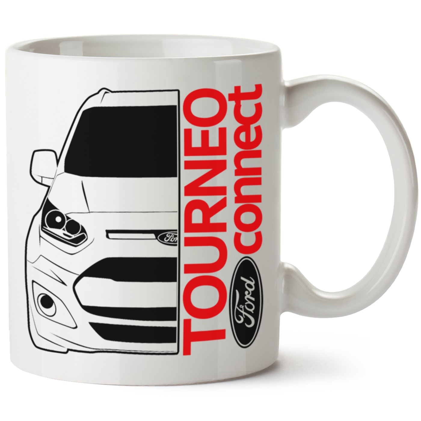 Ford Connect Baskılı Porselen Kupa Bardak