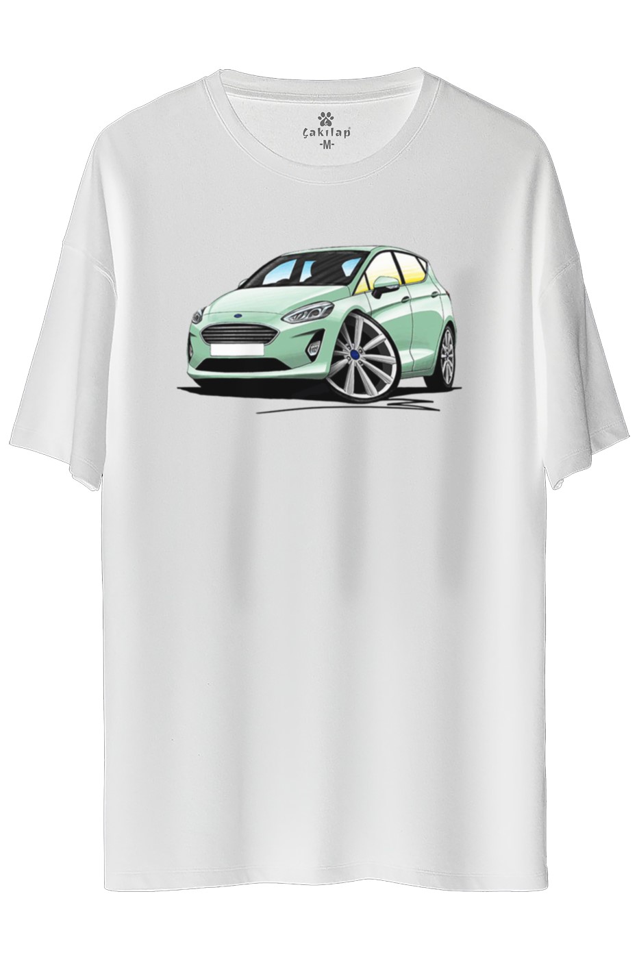 Ford Fiesta Mk8 Baskılı Oversize Tişört