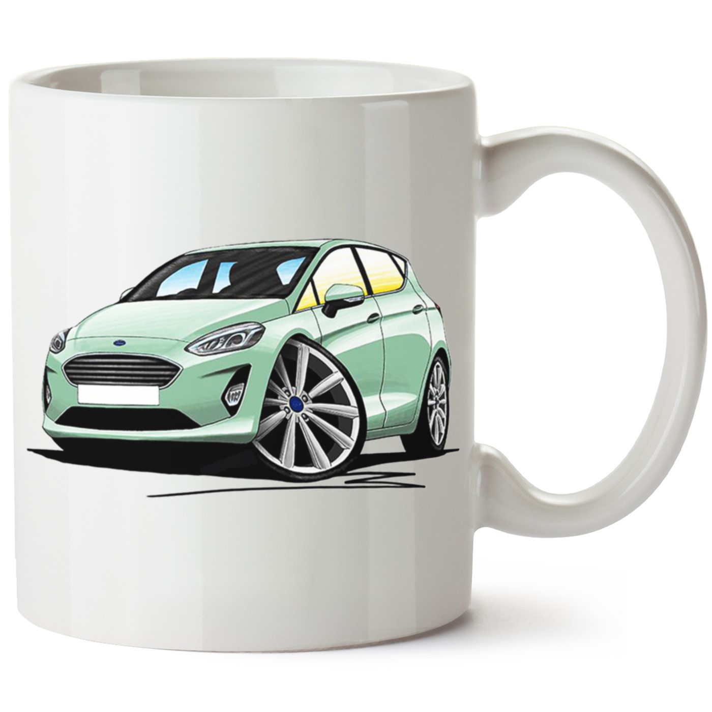 Ford Fiesta Mk8 Baskılı Porselen Kupa Bardak