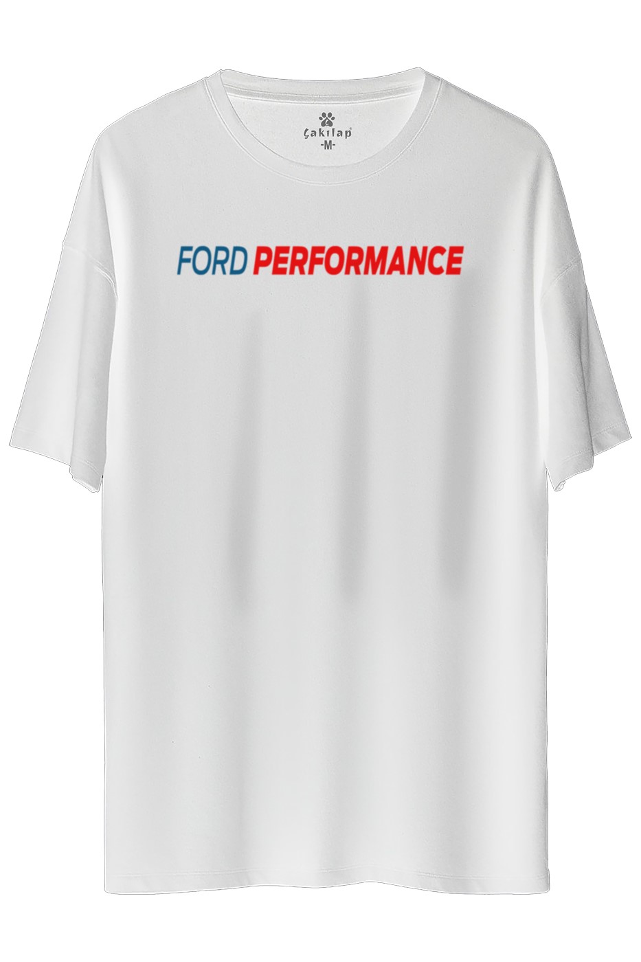 Ford Performance Baskılı Oversize Tişört
