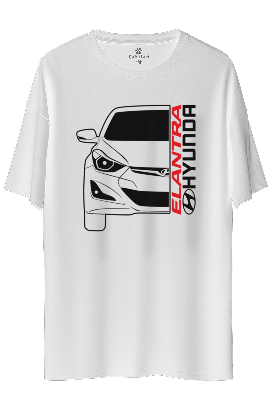 Hyundai Elentra Baskılı Oversize Tişört