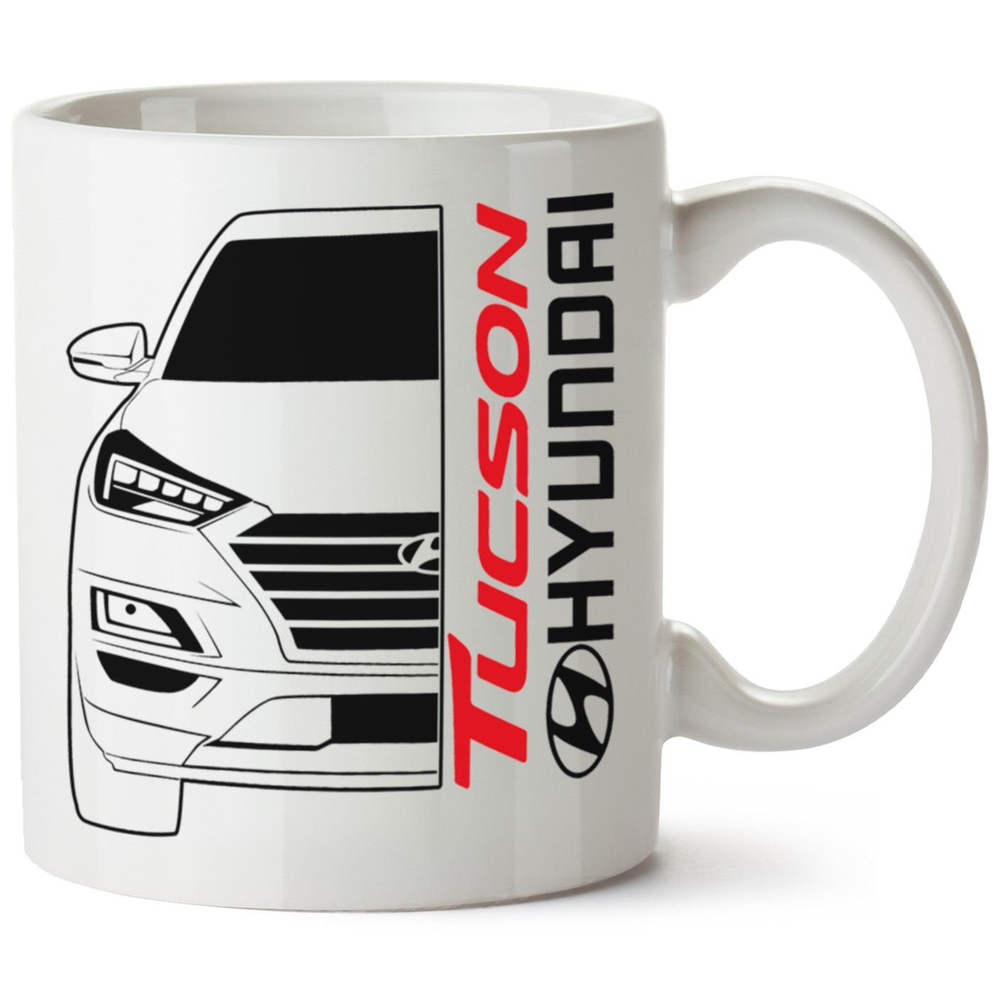 Hyundai Tucson Baskılı Porselen Kupa Bardak