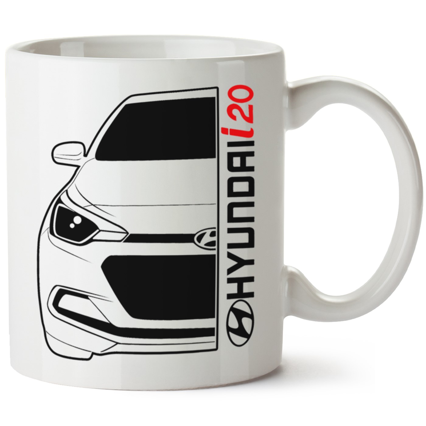 Hyundai i20 Baskılı Porselen Kupa Bardak