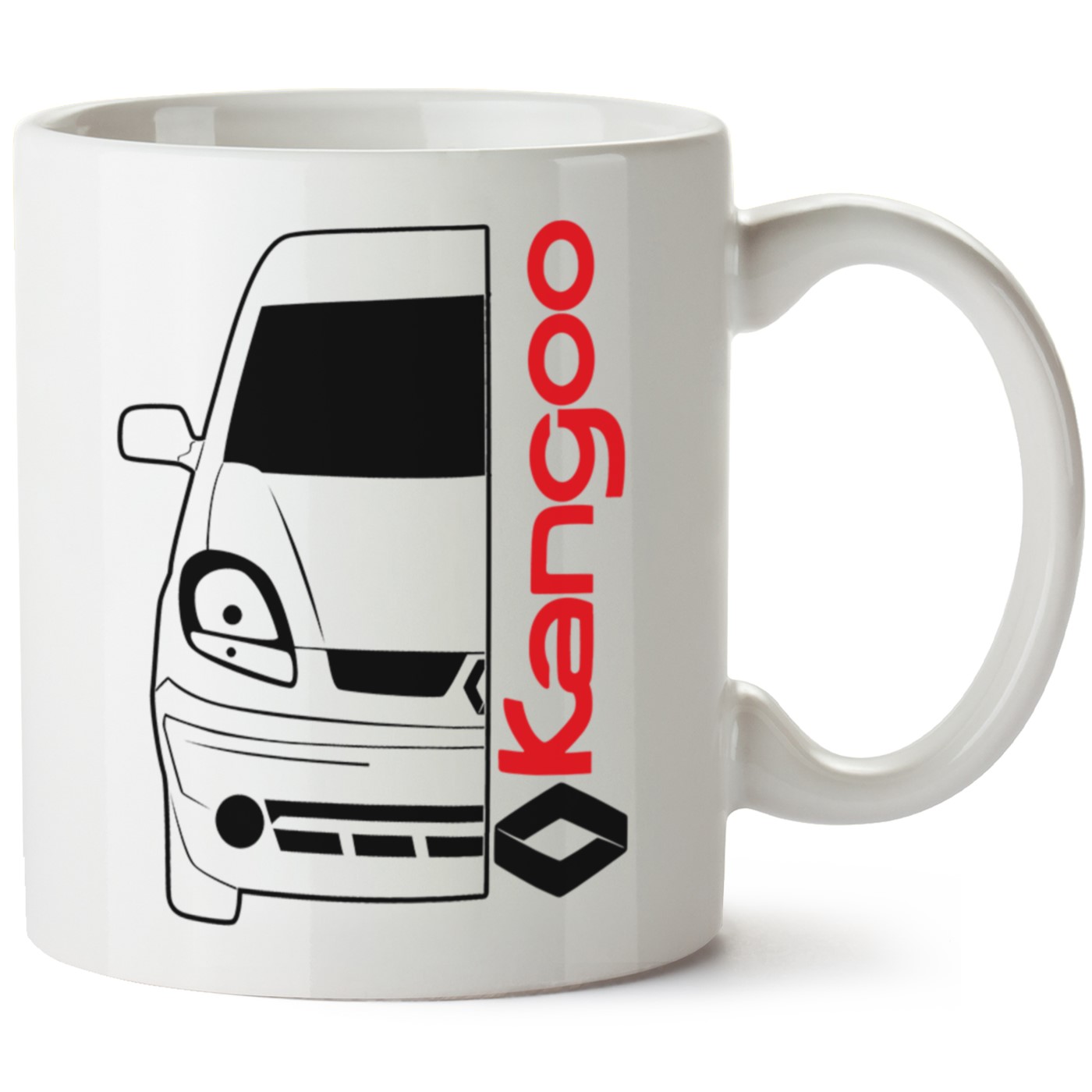 Renault Kangoo Baskılı Porselen Kupa Bardak