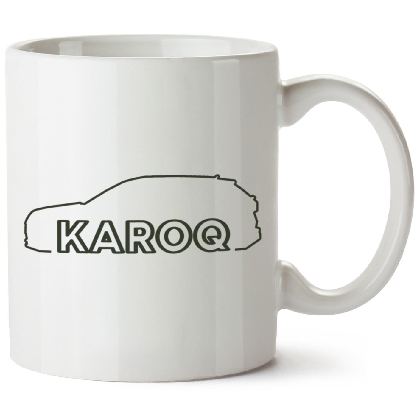 Skoda Karoq Baskılı Porselen Kupa Bardak