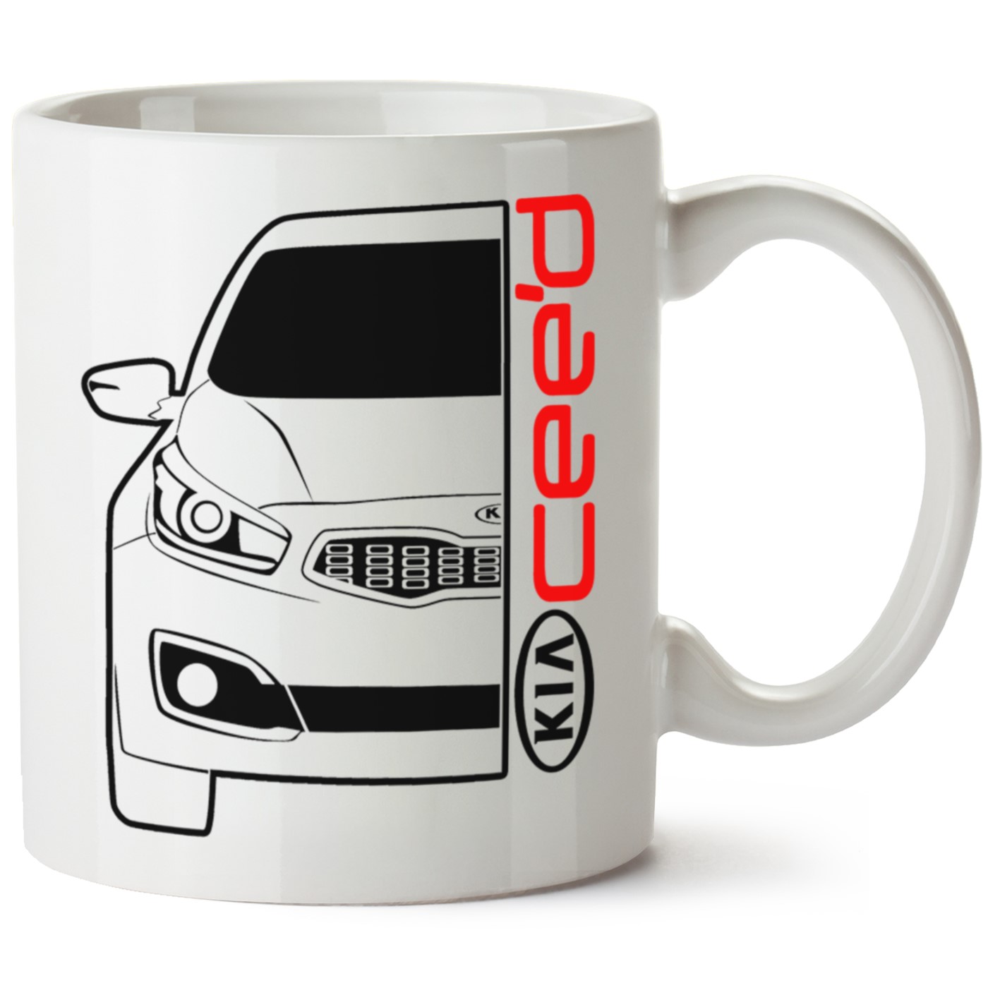 Kia Ceed Baskılı Porselen Kupa Bardak