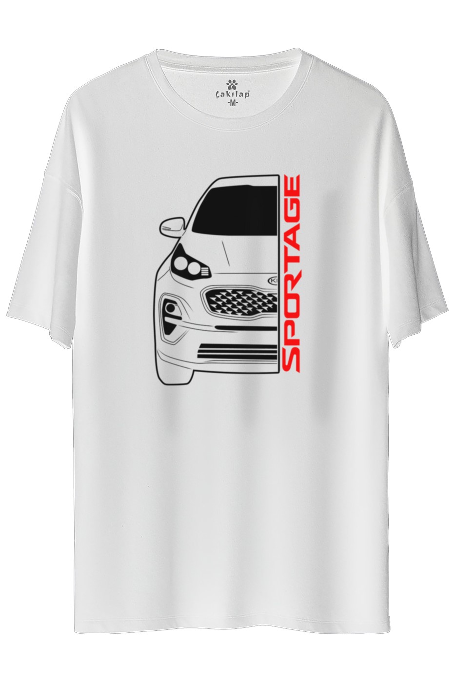 Kia Spotage Baskılı Oversize Tişört