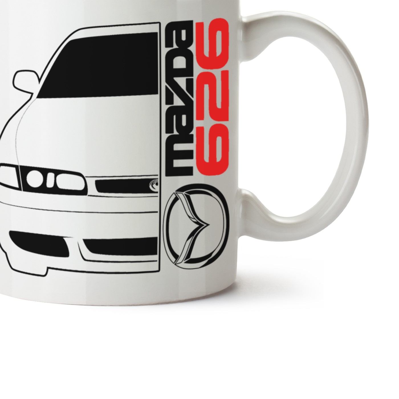 Mazda 626 Baskılı Porselen Kupa Bardak