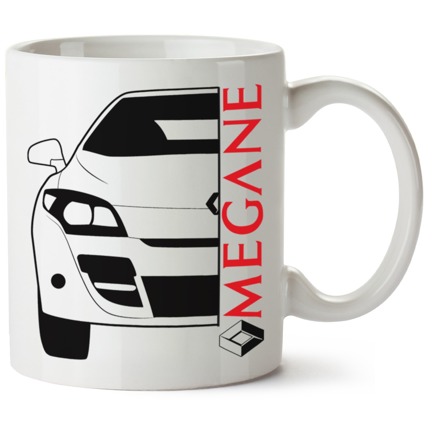 Renault Megane 3Fz1 Baskılı Porselen Kupa Bardak