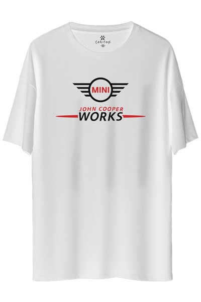 Mini Cooper John Cooper Works Baskılı Oversize Tişört