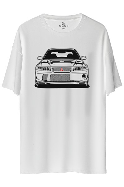 Mitsubishi Evo 5 Baskılı Oversize Tişört