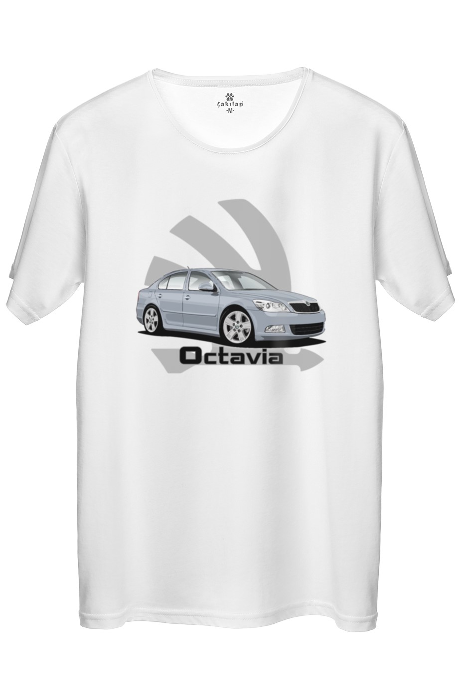 Skoda OctaviaA6 Baskılı Regular Tişört