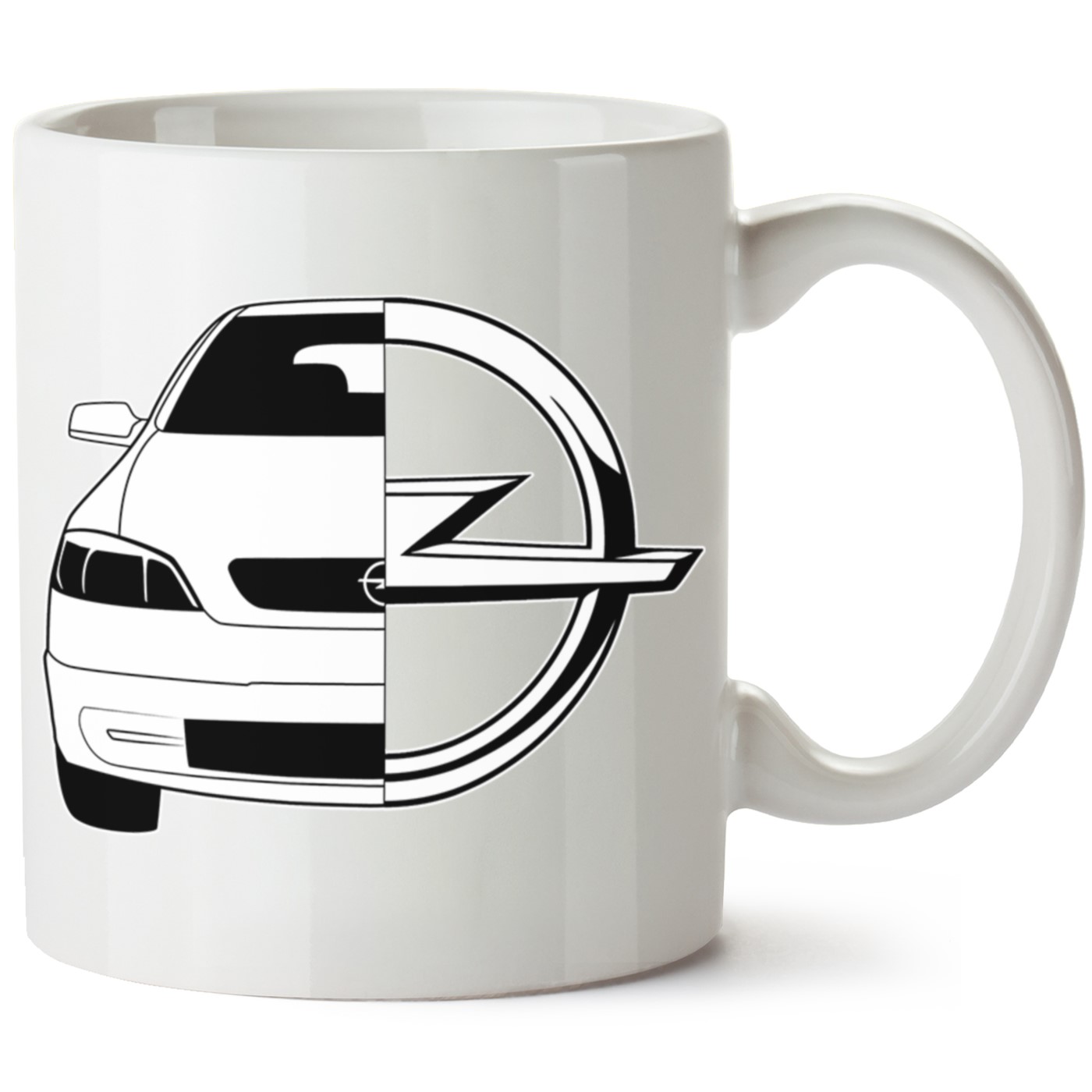 Opel Astra G Baskılı Porselen Kupa Bardak