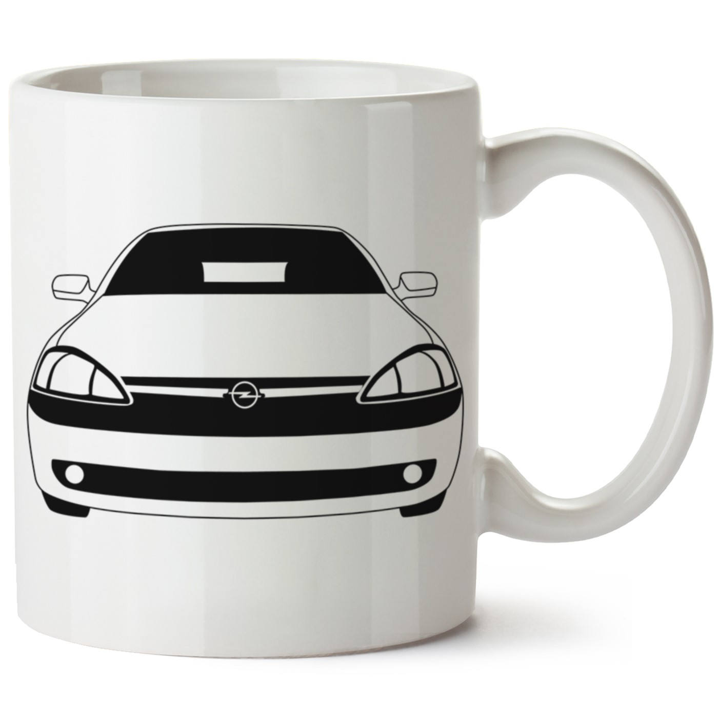 Opel Corsa C Baskılı Porselen Kupa Bardak