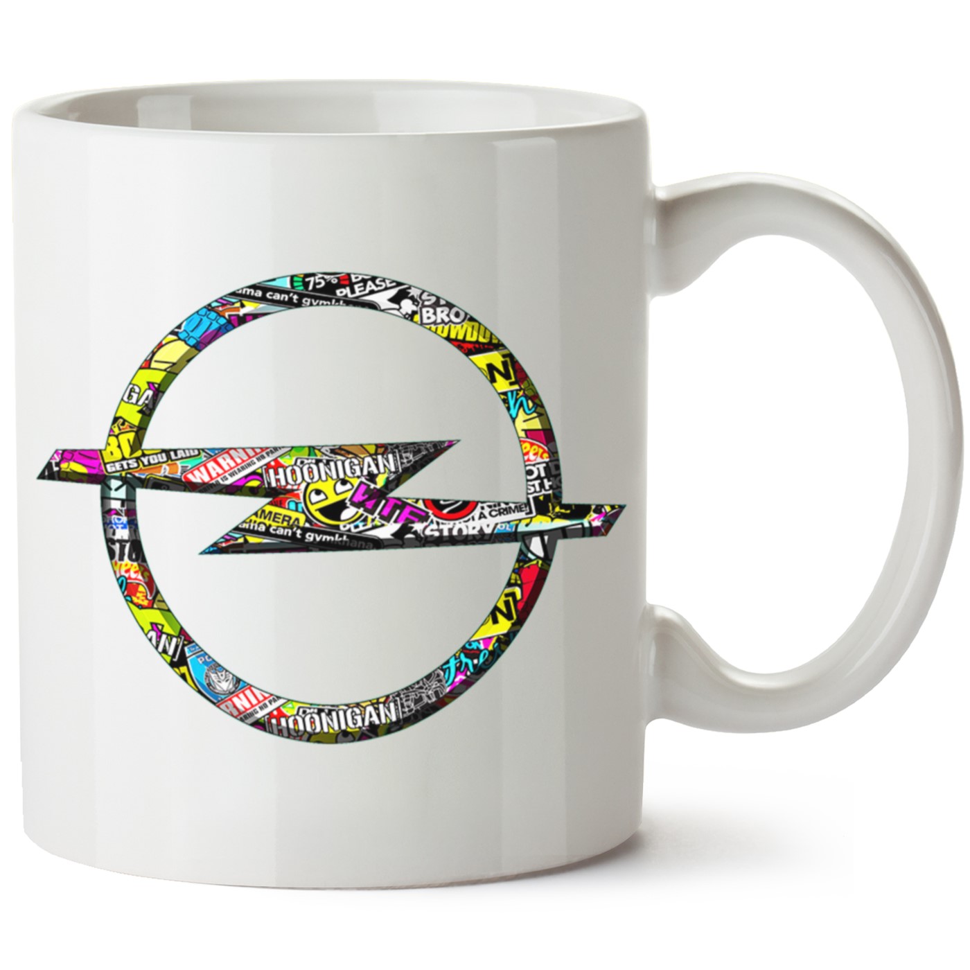 Opel Logo Baskılı Porselen Kupa Bardak