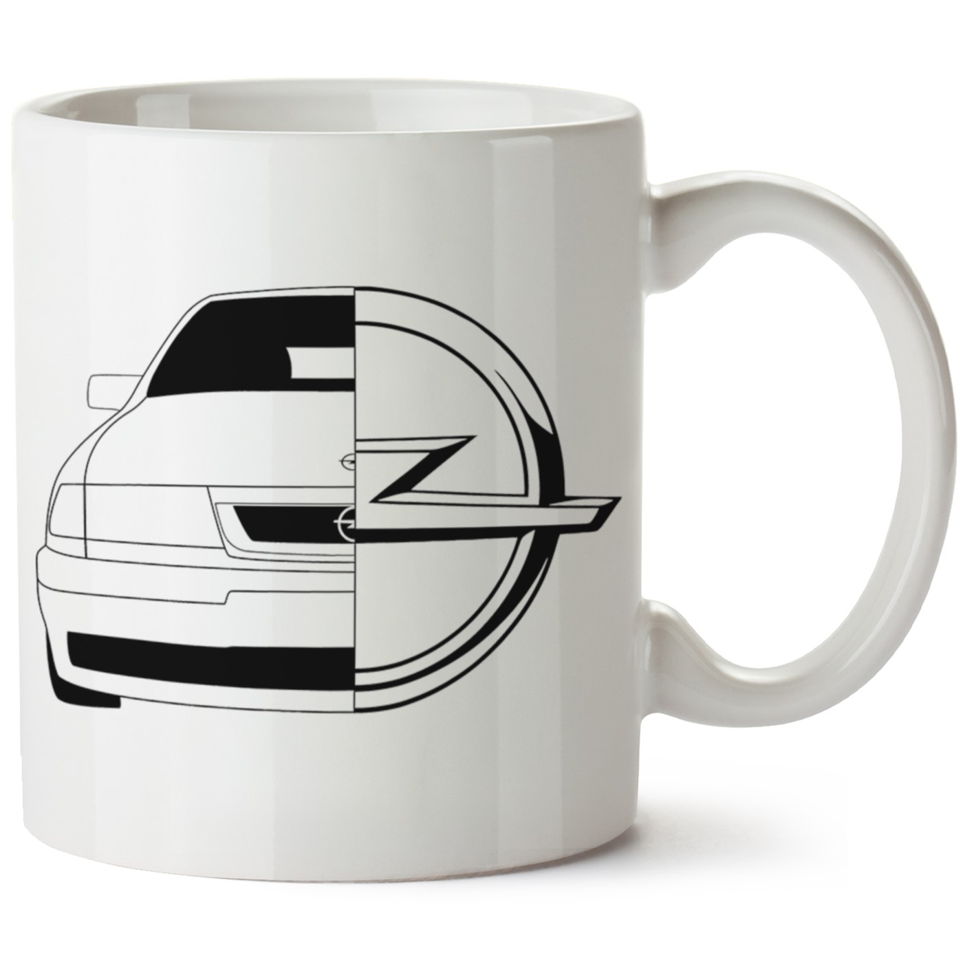 Opel Vectra A Baskılı Porselen Kupa Bardak