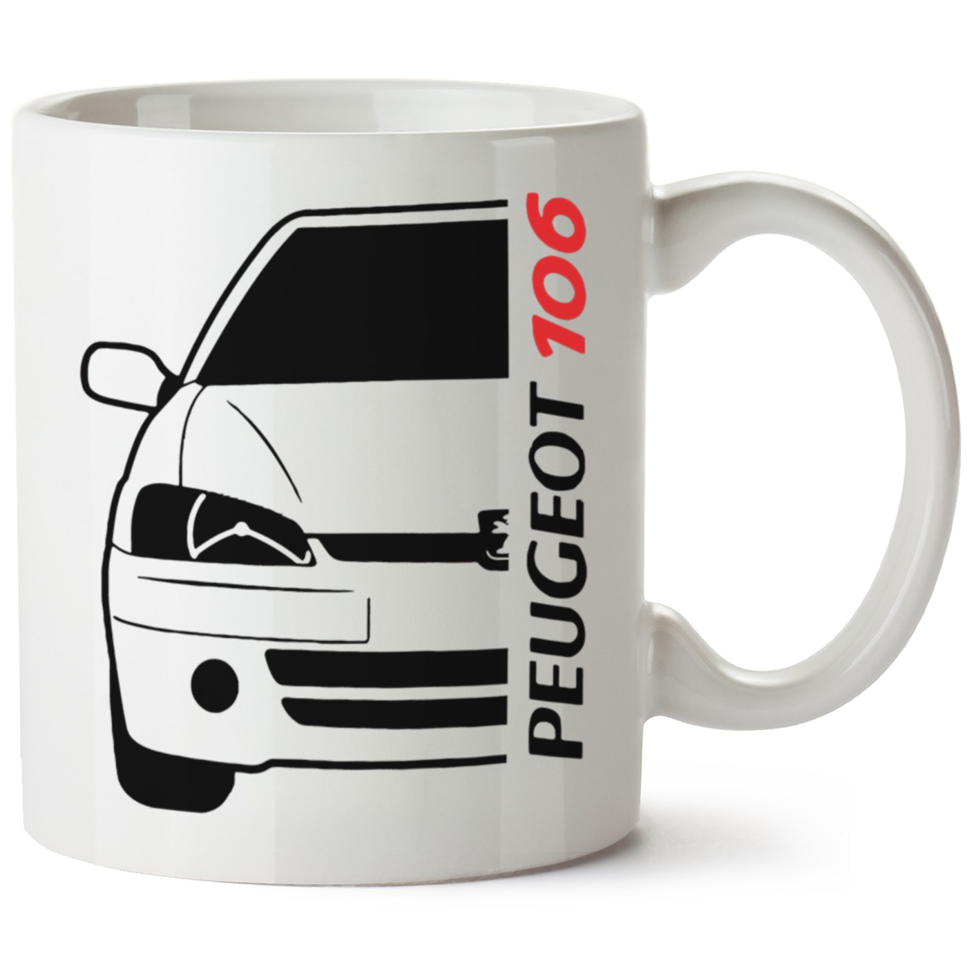 Peugeot 106 Baskılı Porselen Kupa Bardak