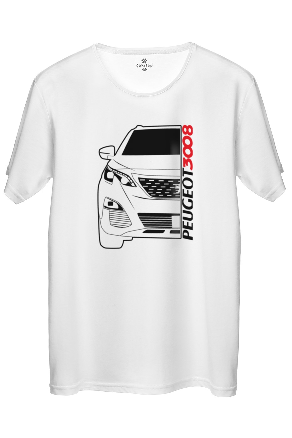 Peugeot 3008 Baskılı Regular Tişört