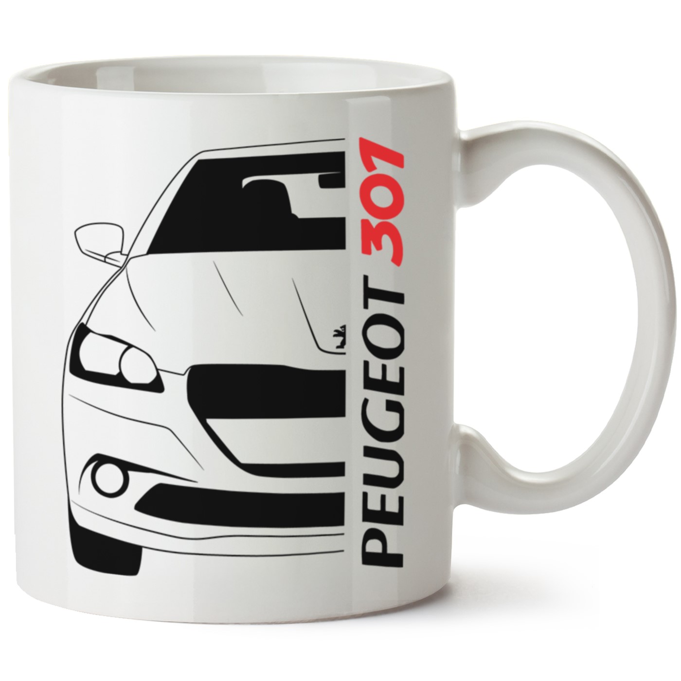 Peugeot 301 Baskılı Porselen Kupa Bardak