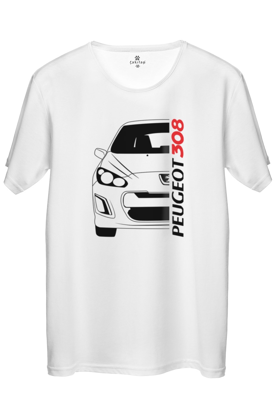 Peugeot 308 Baskılı Regular Tişört