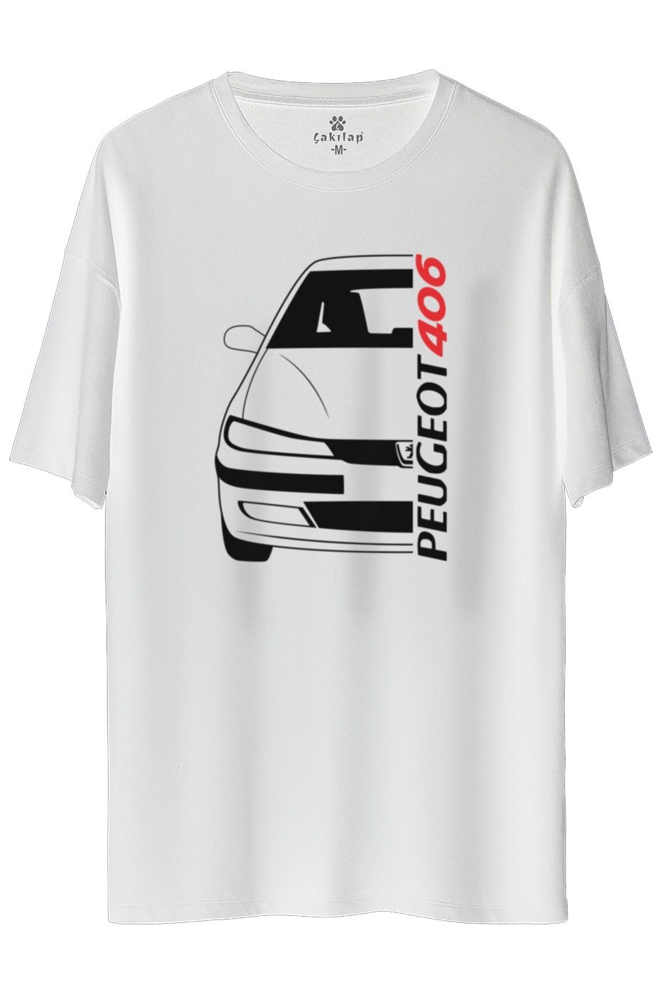 Peugeot 406 Baskılı Oversize Tişört