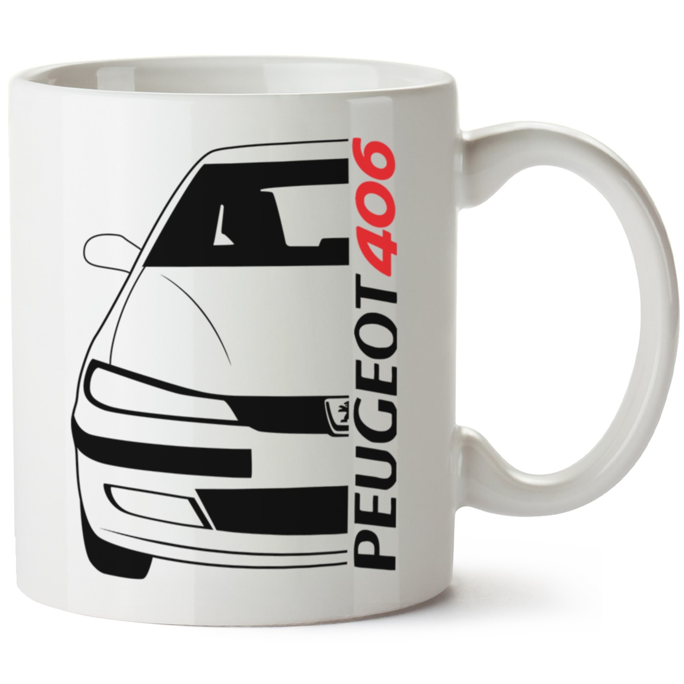 Peugeot 406 Baskılı Porselen Kupa Bardak