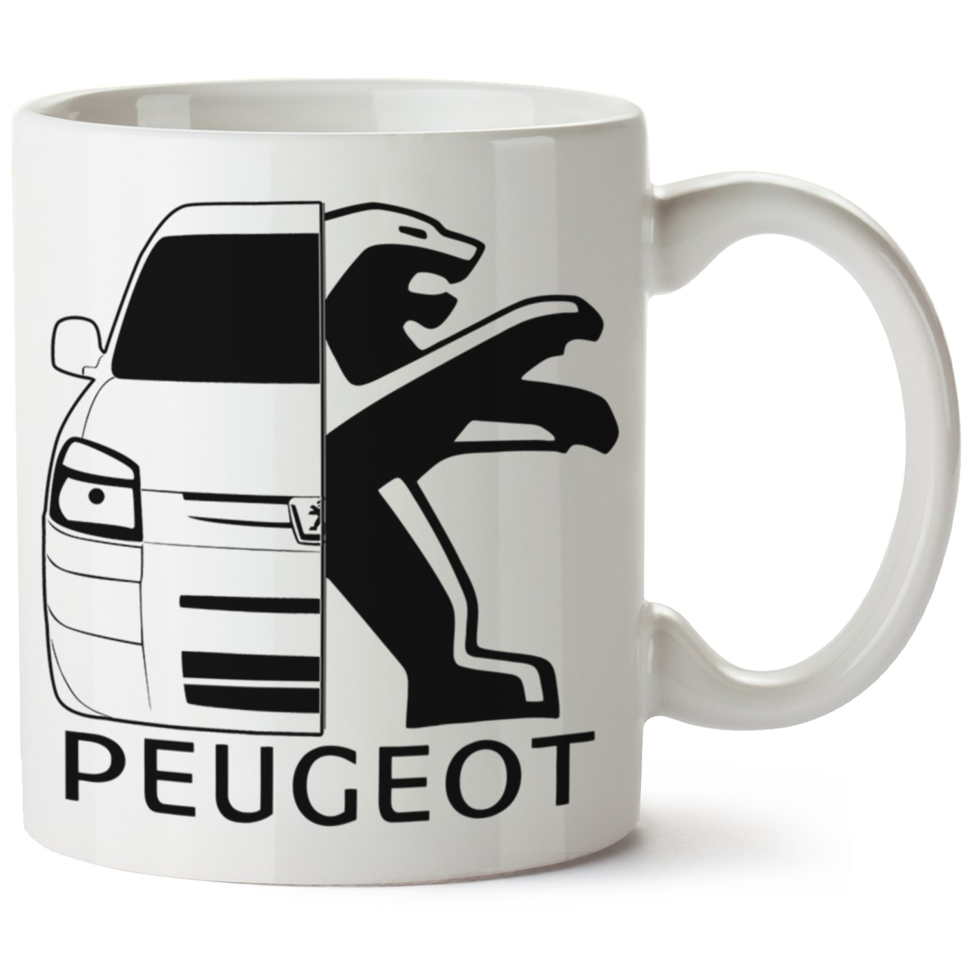 Peugeot Partner Baskılı Porselen Kupa Bardak