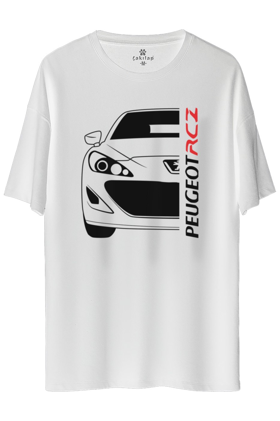 Peugeot Rcz Baskılı Oversize Tişört