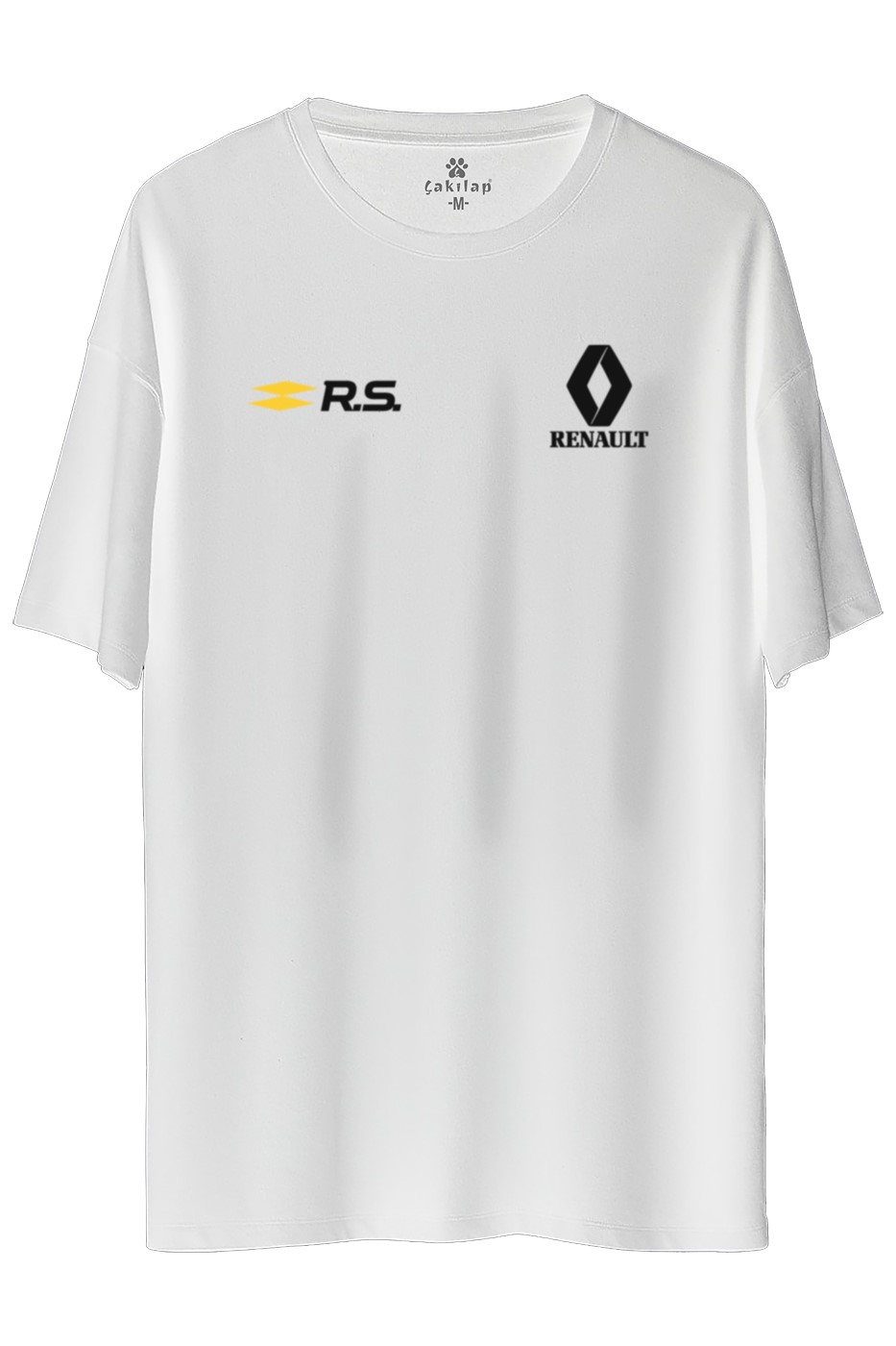 Renault RsLogo Baskılı Oversize Tişört