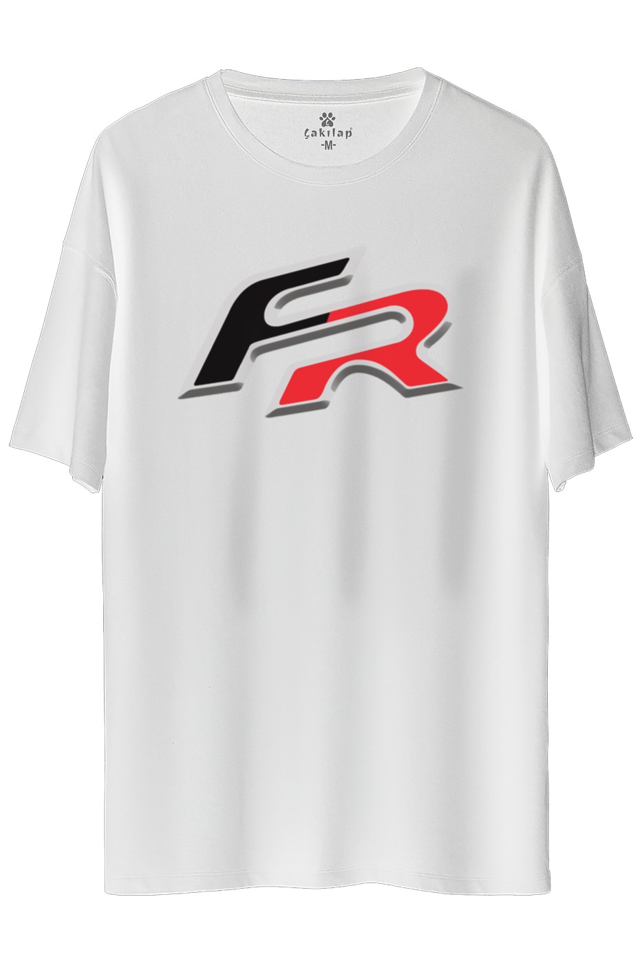 Seat FR Logo Baskılı Oversize Tişört