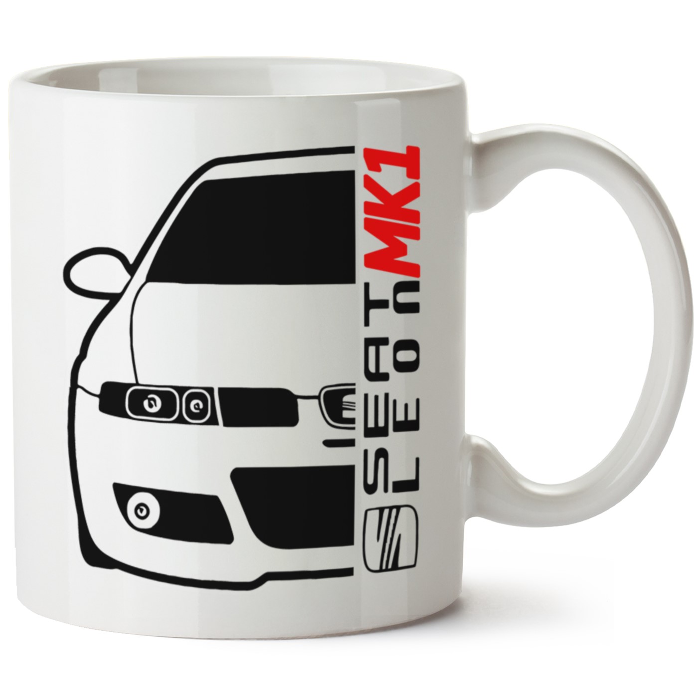 Seat Leon Mk1 Baskılı Porselen Kupa Bardak