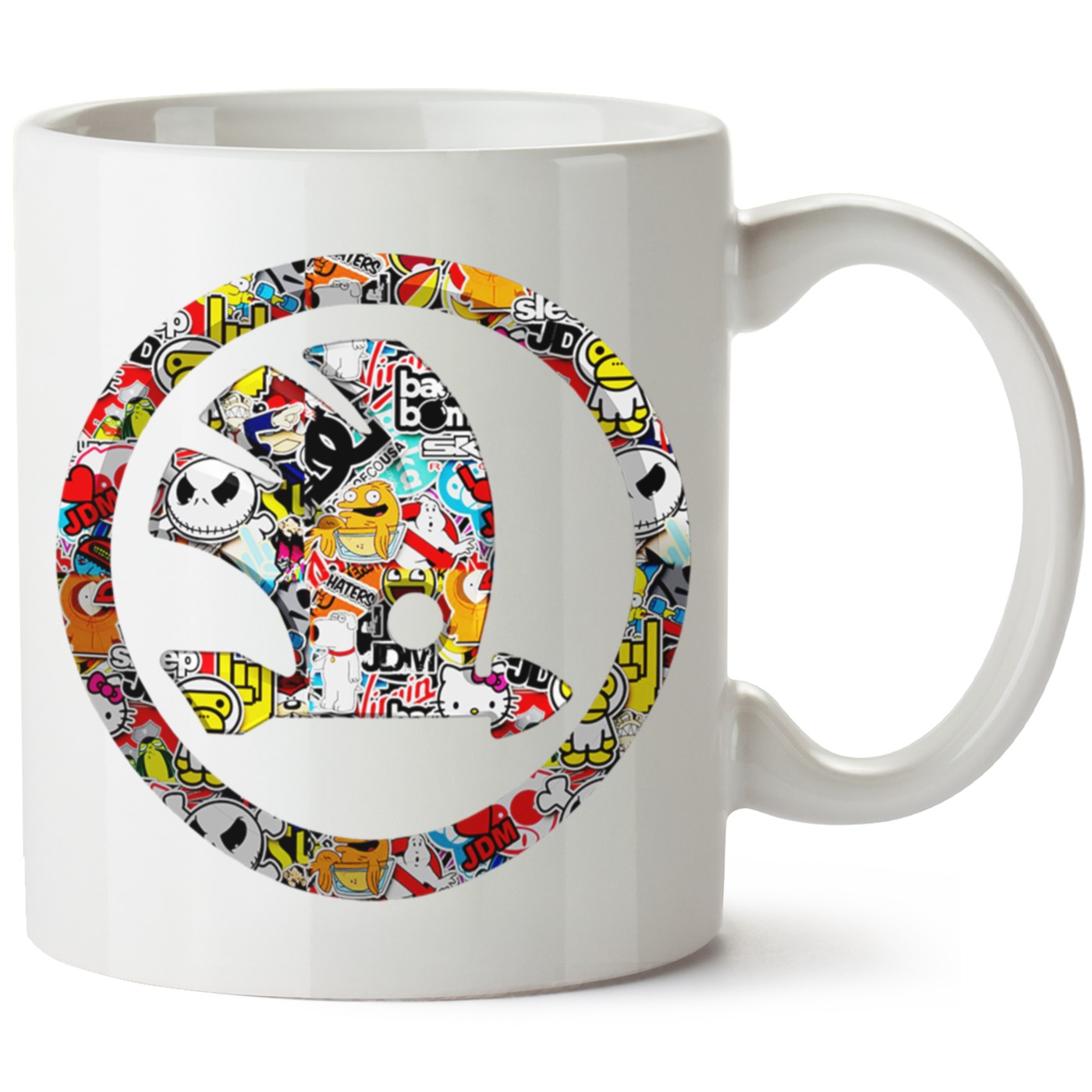 Skoda Logo Baskılı Porselen Kupa Bardak