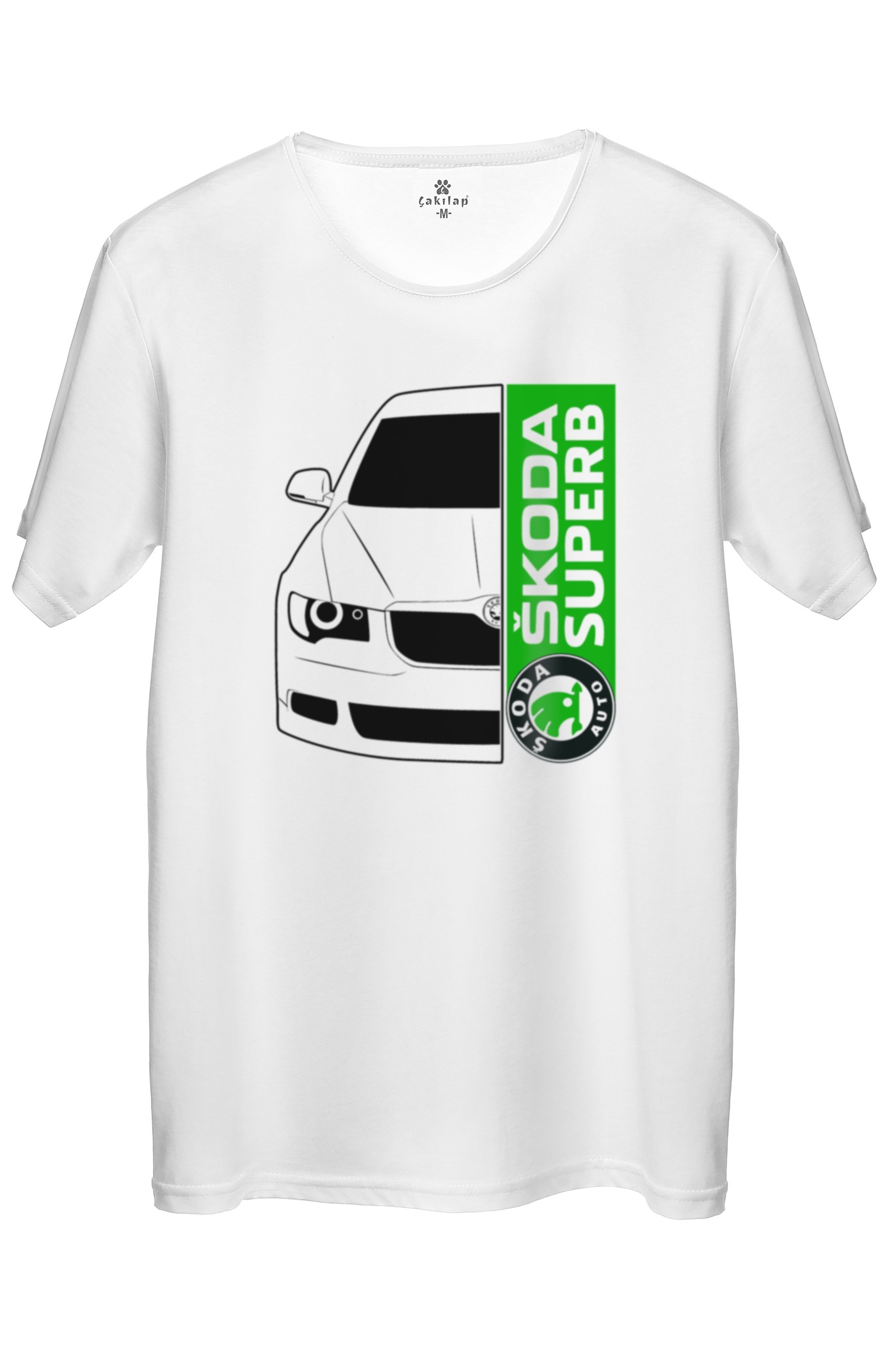 Skoda Superbb5-5 Baskılı Regular Tişört