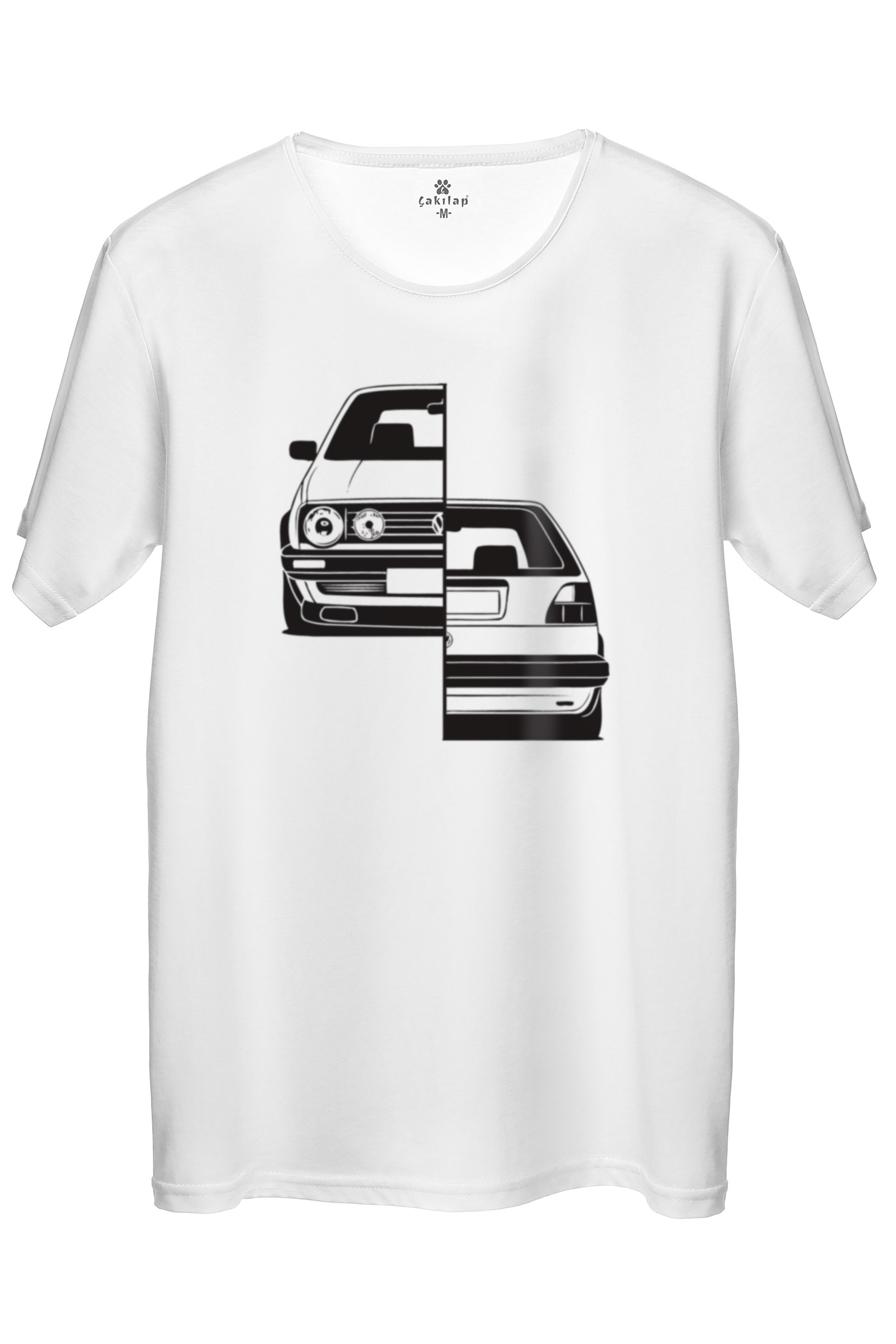 Vw Golf 2 Baskılı Regular Tişört