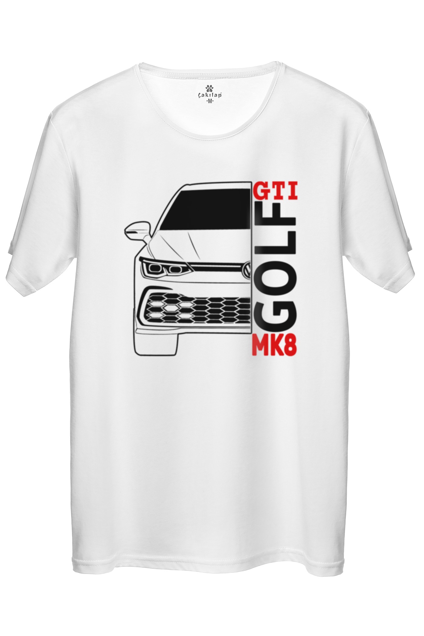 Vw Golf 8 Baskılı Regular Tişört