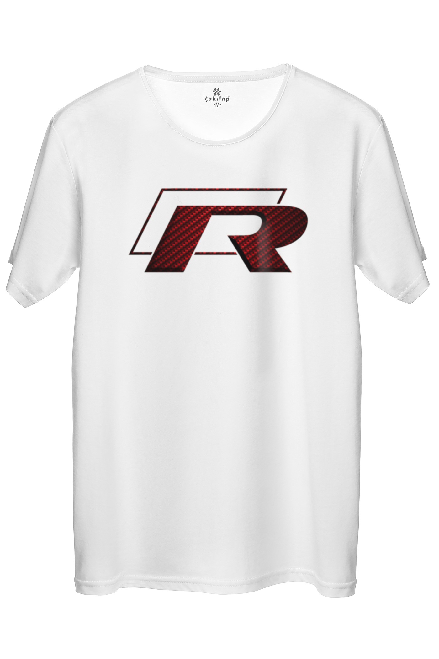 Vw R Logo Baskılı Regular Tişört