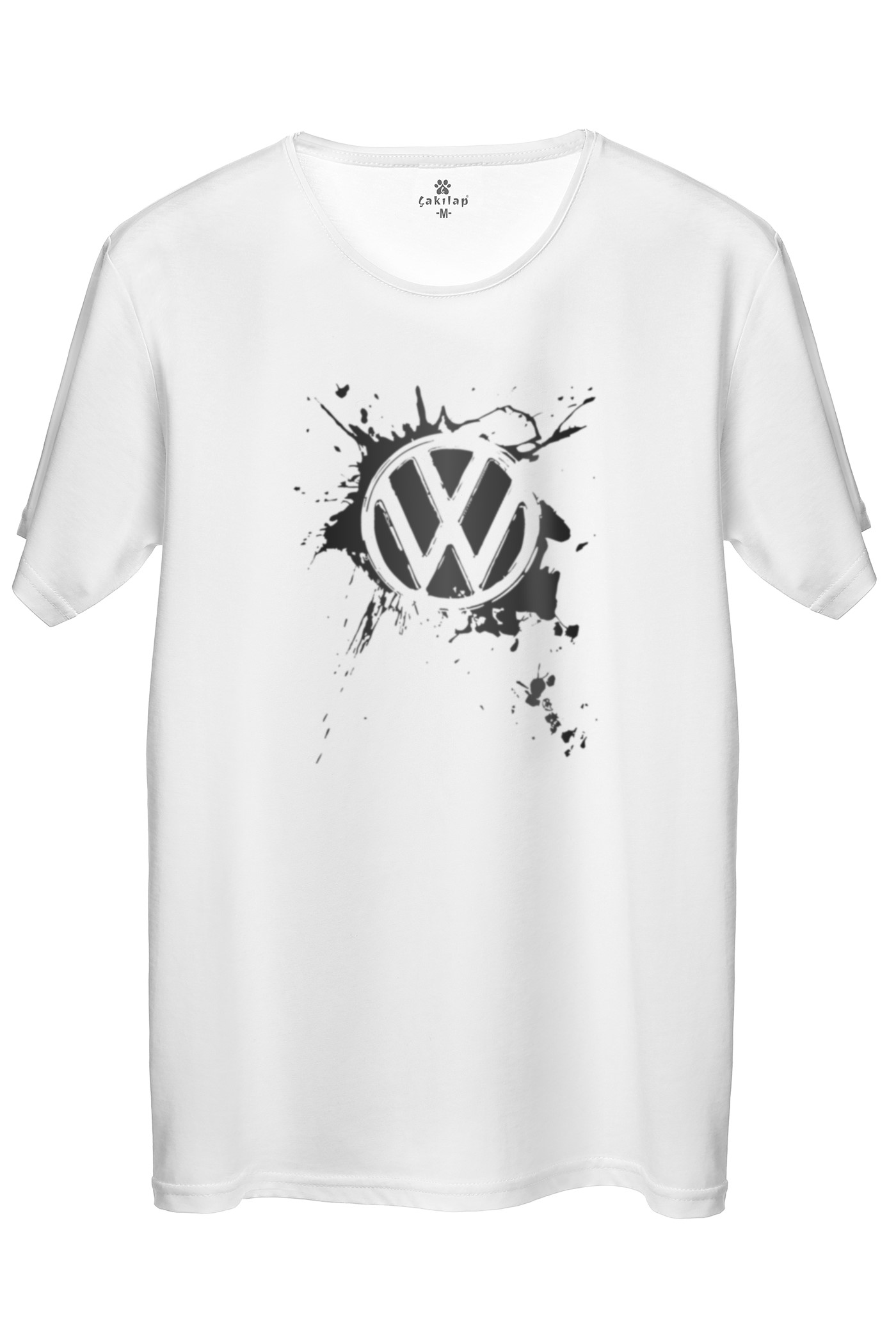 Vw Logo Baskılı Regular Tişört